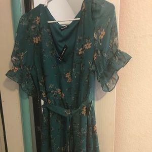 Express floral dress